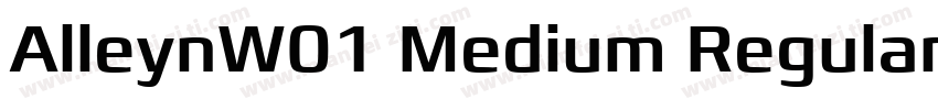 AlleynW01 Medium Regular字体转换